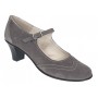 Marimea 37 Pantofi dama eleganti din piele naturala intoarsa Gri P104GRI5VEL